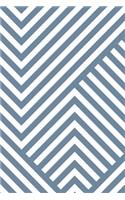 Abstract Striped Geometric Notebook