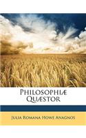 Philosophiæ Quæstor