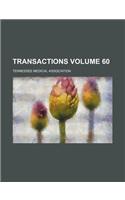 Transactions Volume 60