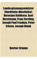 Landesplanungsminister (Nordrhein-Westfalen) Landesplanungsminister (Nordrhein-Westfalen) Landesplanungsminister (Nordrhein-Westfalen)