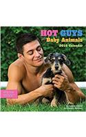 Hot Guys and Baby Animals 2018 Wall Calendar