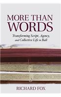 More Than Words