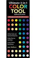 Ultimate 3-in-1 Color Tool 3rd Edition: -- 24 Color Cards with Numbered Swatches -- 5 Color Plans for Each Color -- 2 Value Finders Red & Green