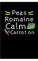 Peas Romain Calm and Carrot On