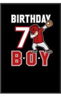 7 years old dabbing Baseball fan birthday