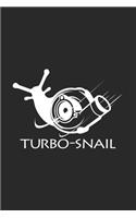 Turbo snail: 6x9 Snail - blank with numbers paper - notebook - notes