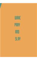 Wake Pray AMD Slay: Diary