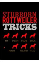 Stubborn Rottweiler Tricks: 110 Game Sheets - SeaBattle Sea Battle Blank Games - Soft Cover Book for Kids for Traveling & Summer Vacations - Mini Game - Clever Kids - 110 Lined
