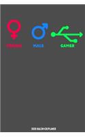USB Gamer Zocker Kalender 2020