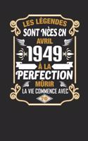 Les Légendes Sont Nèes En Avril 1949 À La Perfection Mûrir La Vie Commence Avec 70