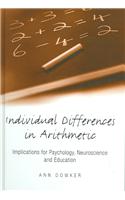 Individual Differences in Arithmetic