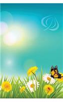Butterfly Dandelions Any Day Planner Notebook