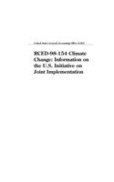 Rced98154 Climate Change: Information on the U.S. Initiative on Joint Implementation