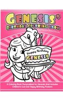 Genesis' Birthday Coloring Book Kids Personalized Books