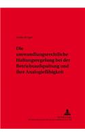Umwandlungsrechtliche Haftungsregelung Bei Der Betriebsaufspaltung Und Ihre Analogiefaehigkeit