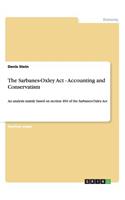 Sarbanes-Oxley Act - Accounting and Conservatism