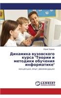 Dinamika Vuzovskogo Kursa Teorii I Metodiki Obucheniya Informatike