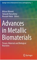 Advances in Metallic Biomaterials: Tissues, Materials and Biological Reactions