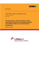 The importance of the structures of the construction market for the implementation of the BIM method in an international comparison