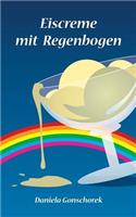 Eiscreme Mit Regenbogen