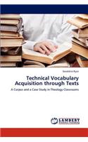 Technical Vocabulary Acquisition through Texts