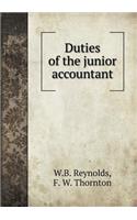 Duties of the Junior Accountant