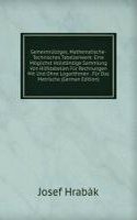 GEMEINN TZIGES MATHEMATISCHE-TECHNISCHE