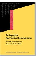 Pedagogical Specialised Lexicography