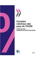 Comptes nationaux des pays de l'OCDE, Comptes des administrations publiques 2011