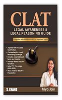 CLAT LA/LR Legal Awareness & Legal Reasoning Guide Book 2025 - 2026 for Exam Preparation | By Priya Jain | Common Law Admission Test - Legal Aptitude | Latest Previous Year Papers PYP, PYQ Coverage, Mock Test, Practice Question, Video Lessons | CLA