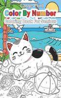 Large Print Color By Number Coloring Book For Senior