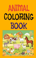 Animal Coloring Book: Cute Animal Coloring Books For Ages 3-8