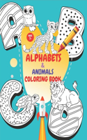 Alphabets and Animals Coloring Book