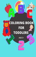 Coloring Book for Toddlers Age 3+