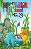 Dinosaur Coloring Book For Kids Ages 4-8