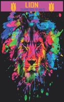 lion coloring book for adults