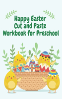Happy Easter Cut and Paste Workbook for Preschool