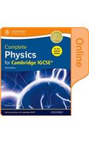 Complete Physics for Cambridge Igcserg Online Student Book (Third Edition)