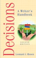 Decisions: A Writer's Handbook