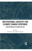 Institutional Capacity for Climate Change Response