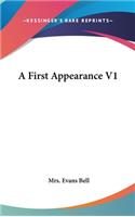 A First Appearance V1