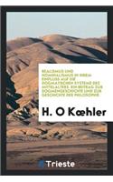 Realismus Und Nominalismus in Ihrem Einfluss Auf Die Dogmatischen Systeme ...