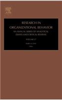 Research in Organizational Behavior, 27