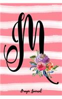 Monogram M Notebook