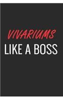 Vivariums Like a Boss: A Matte Soft Cover Notebook to Write In. 120 Blank Lined Pages