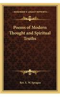 Poems of Modern Thought and Spiritual Truths