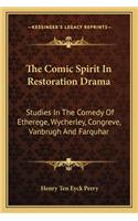 The Comic Spirit In Restoration Drama