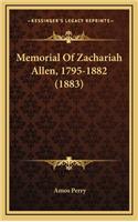 Memorial of Zachariah Allen, 1795-1882 (1883)