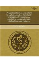 Program Outcomes Assessment in Higher Education Hospitality Management Programs