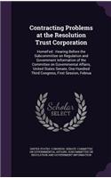 Contracting Problems at the Resolution Trust Corporation